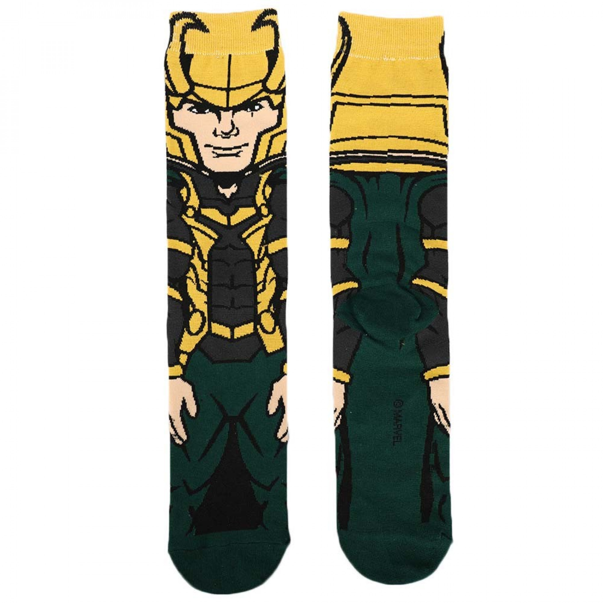 Marvel Loki 360 Character Socks